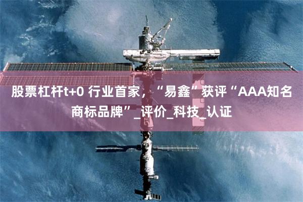 股票杠杆t+0 行业首家，“易鑫”获评“AAA知名商标品牌”_评价_科技_认证