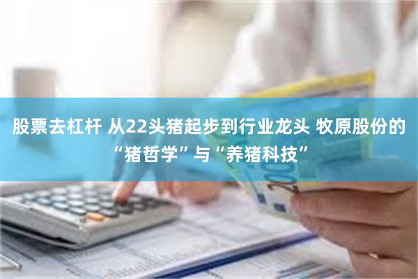 股票去杠杆 从22头猪起步到行业龙头 牧原股份的“猪哲学”与“养猪科技”
